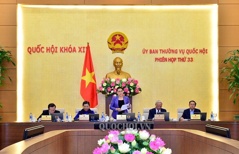 Khai mạc Phiên họp thứ 33 của Ủy ban Thường vụ Quốc hội 